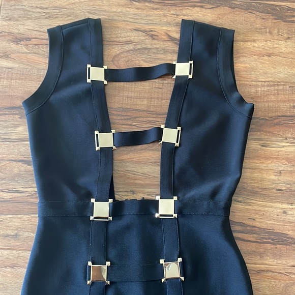 ✨NWOT✨ SEXY little black dress, size L - Picture 2 of 5